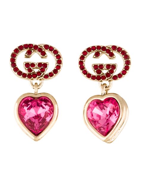 gucci heart earrings gold|gucci heart earrings beaverbrooks.